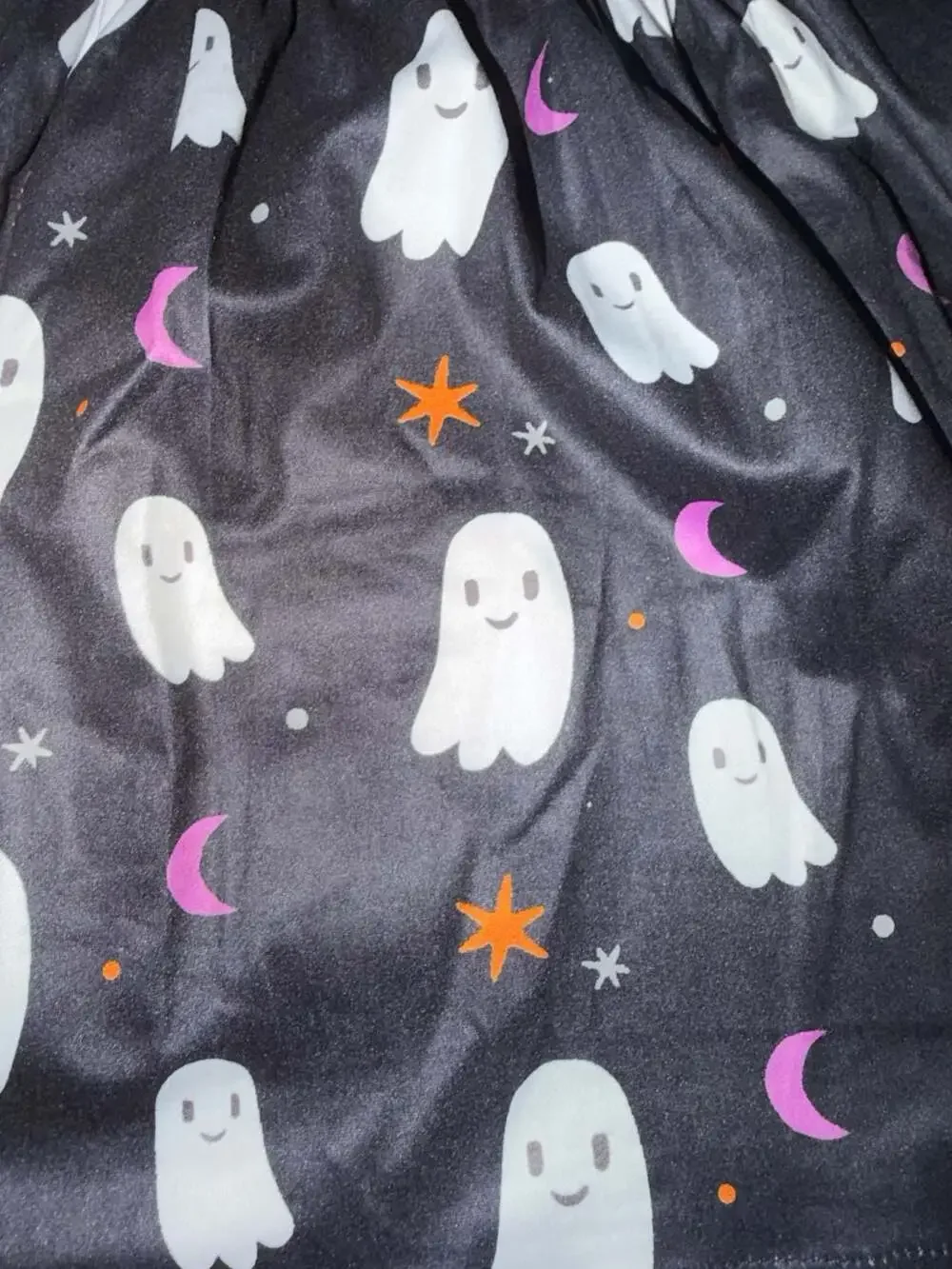 Pete + Lucy Ghost Print Dress and Striped Leggings Set (7/8)